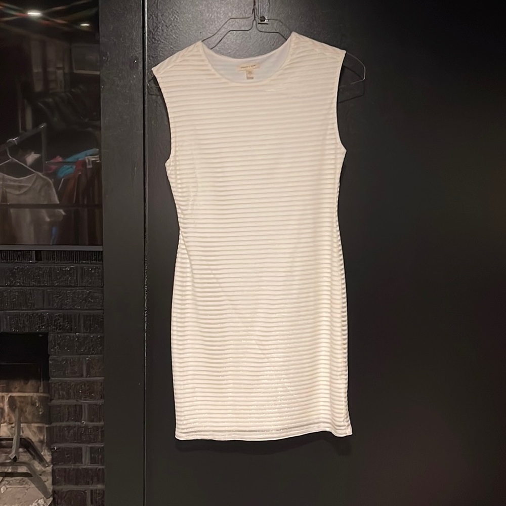 Silence + Noise White Bodycon Dress, size Small